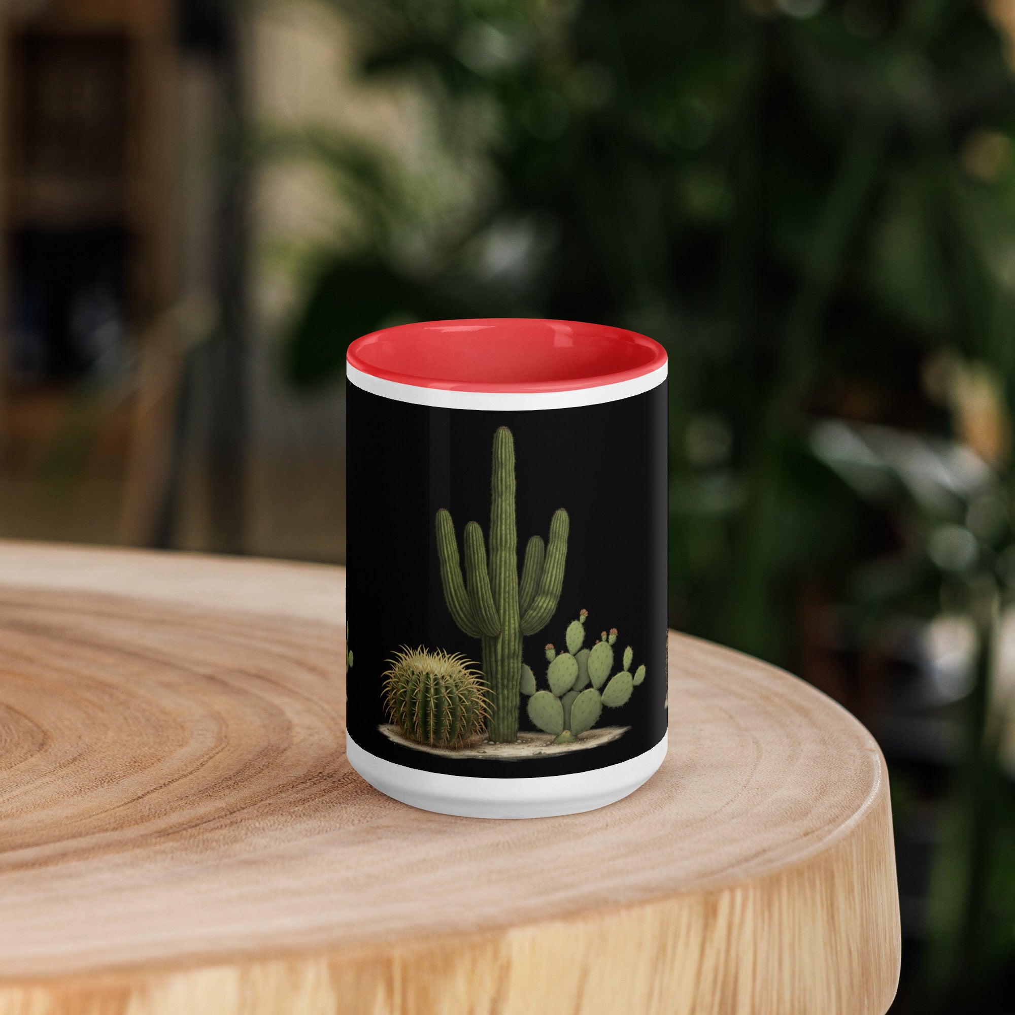 Cacti & Succulents Mug with Color Inside - ThatBoutqiueStore