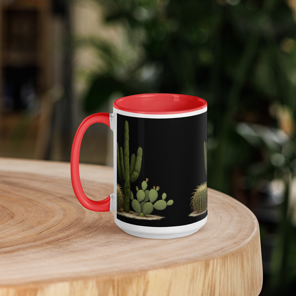 Cacti & Succulents Mug with Color Inside - ThatBoutqiueStore