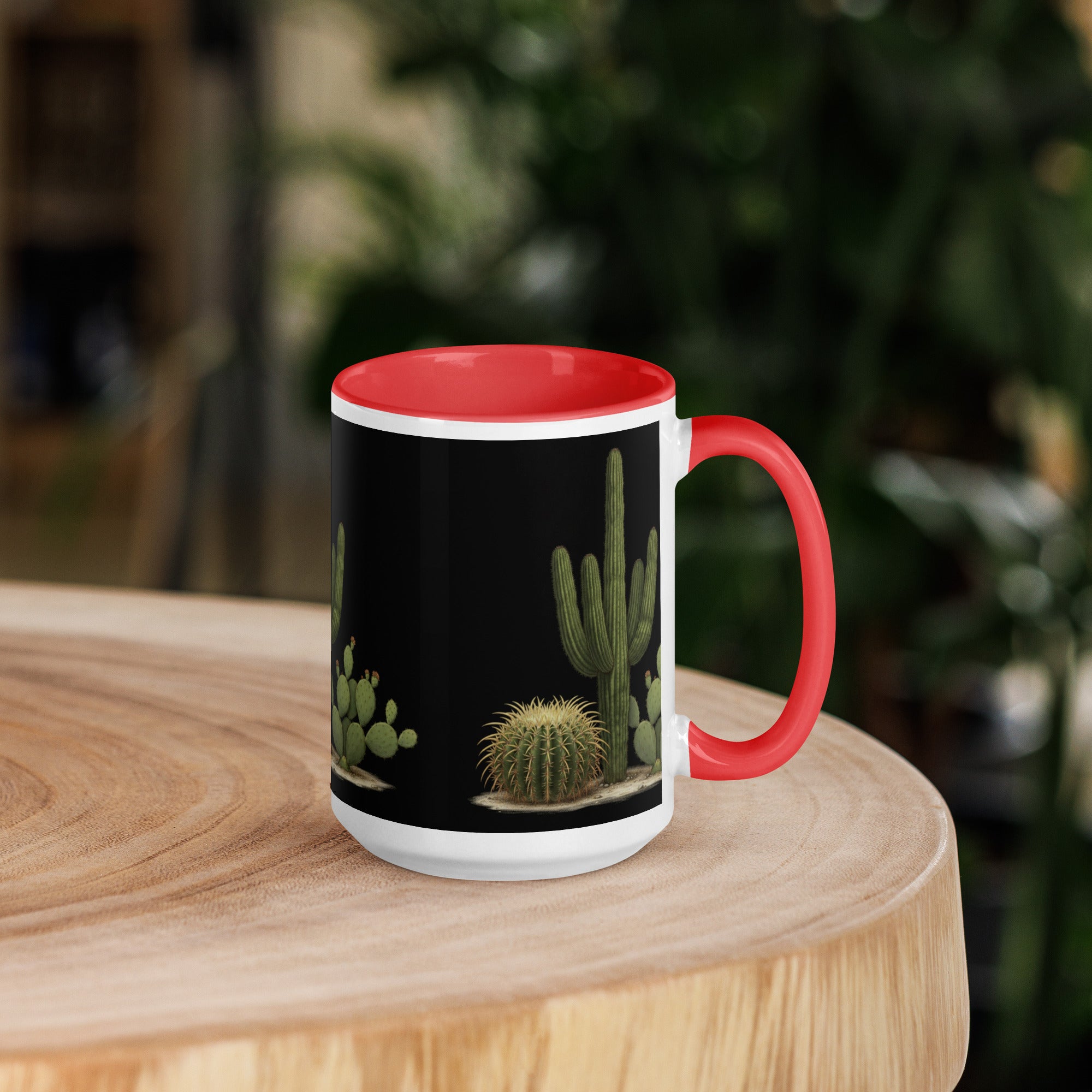 Cacti & Succulents Mug with Color Inside - ThatBoutqiueStore