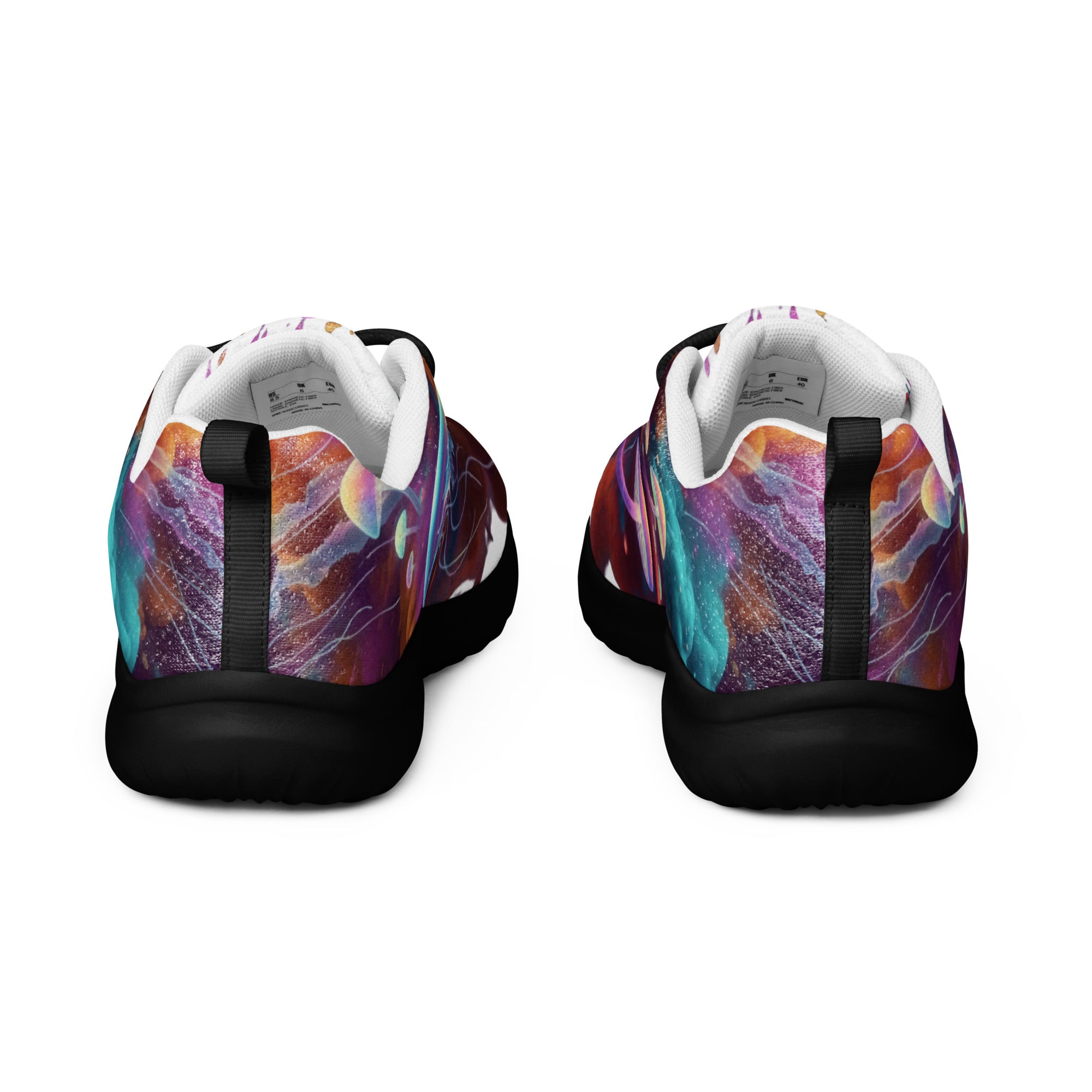 Colorful Jellyfish and Mushroom Smoke Women's Athletic Shoes - ThatBoutqiueStore