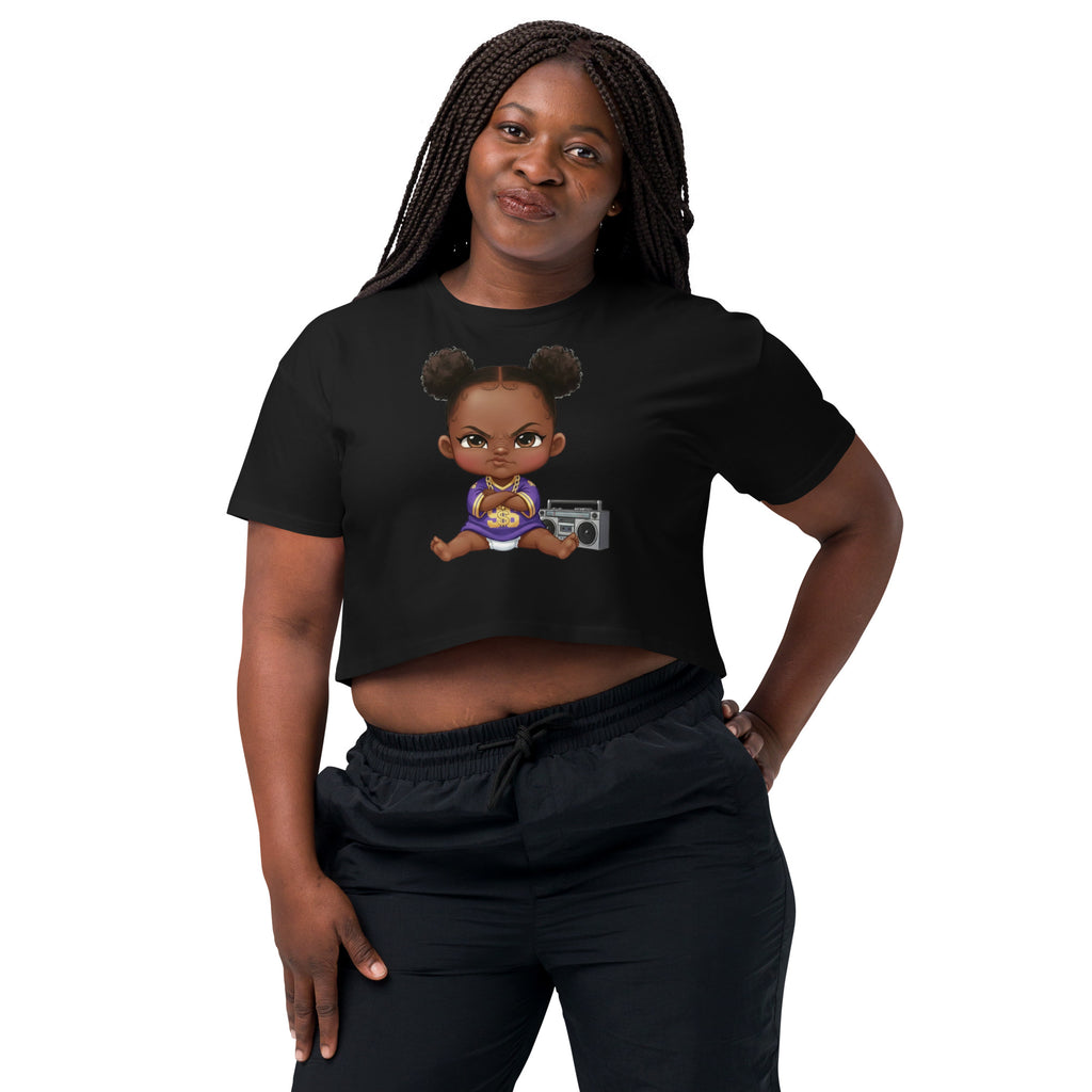 SassholeNation Baby I'm a G Too Women's crop top - ThatBoutqiueStore