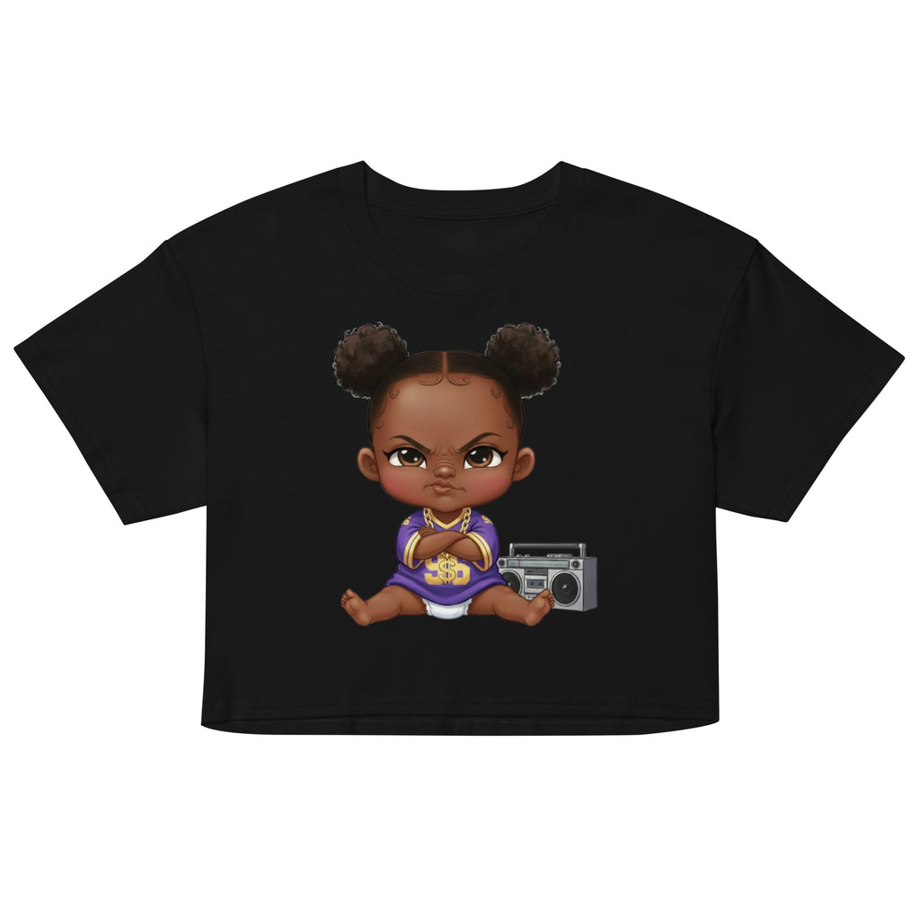 SassholeNation Baby I'm a G Too Women's crop top - ThatBoutqiueStore