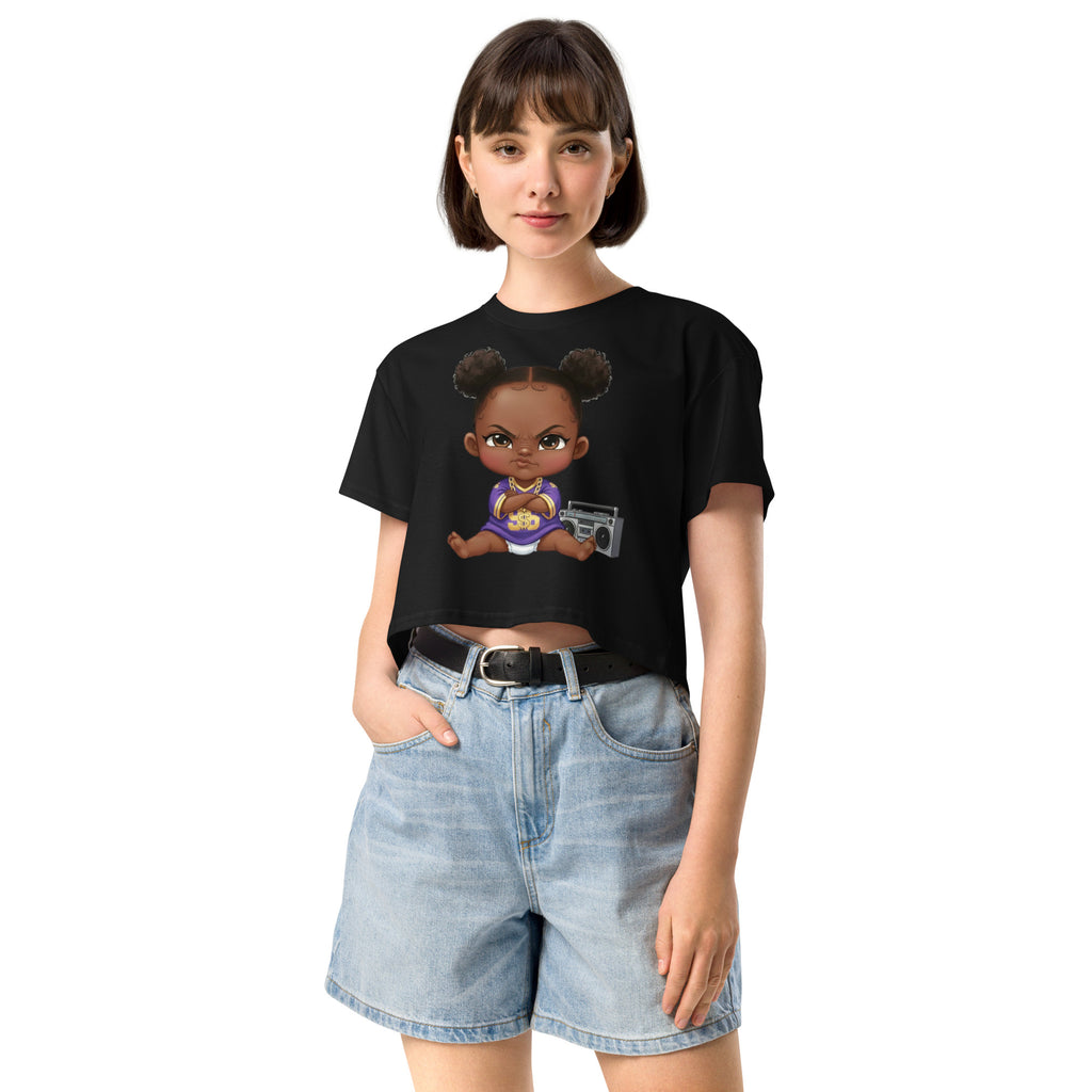 SassholeNation Baby I'm a G Too Women's crop top - ThatBoutqiueStore
