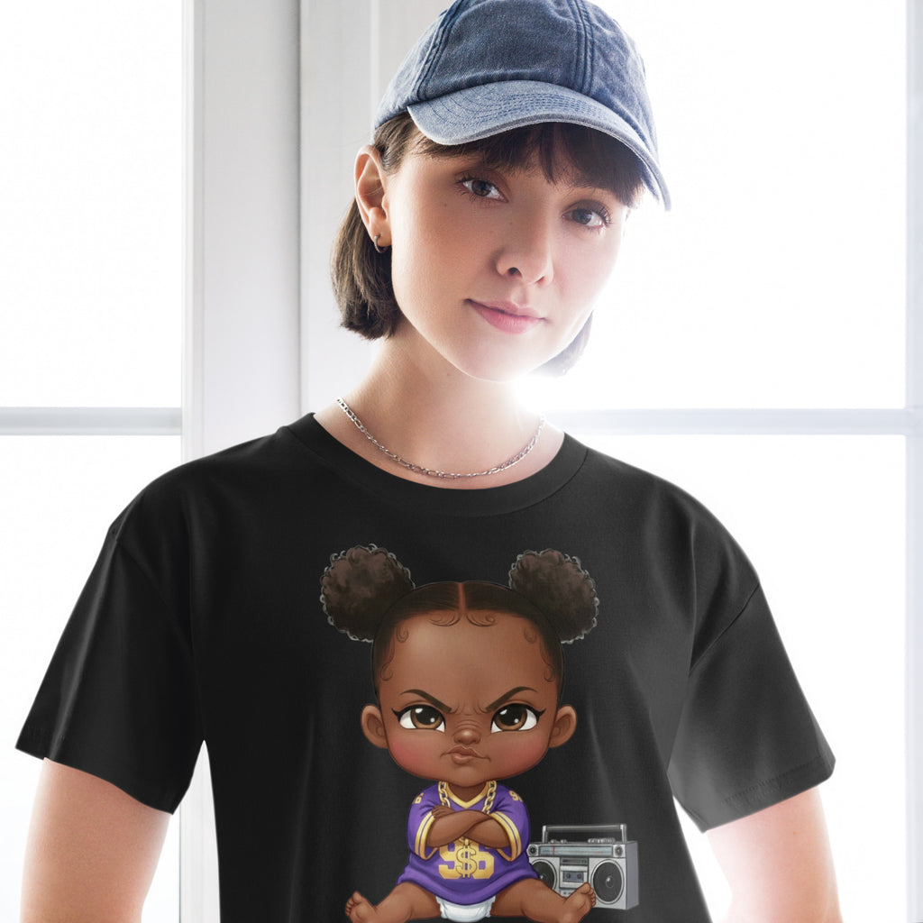SassholeNation Baby I'm a G Too Women's crop top - ThatBoutqiueStore