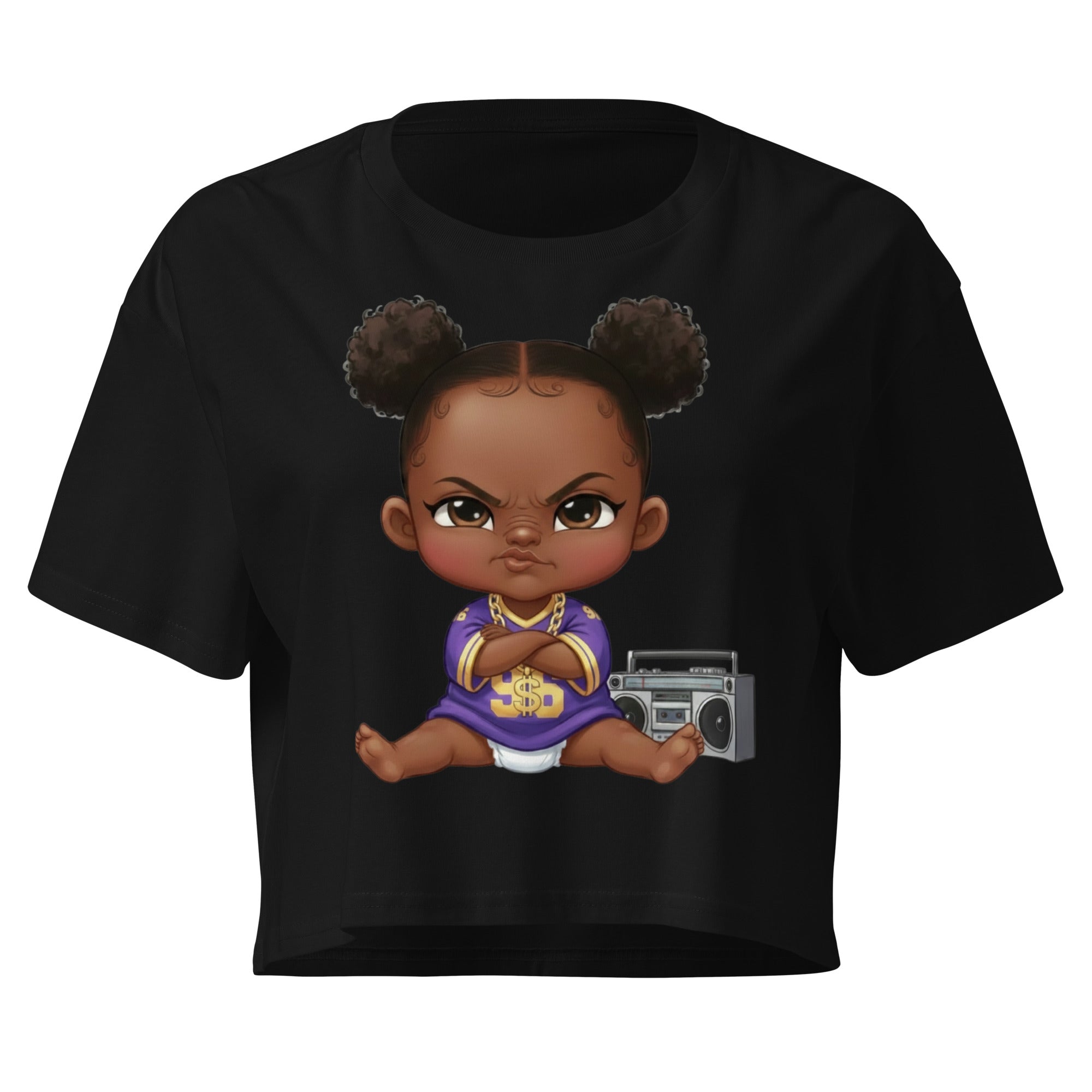 SassholeNation Baby I'm a G Too Women's crop top - ThatBoutqiueStore