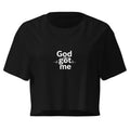 God Got Me Women’s crop top - ThatBoutqiueStore