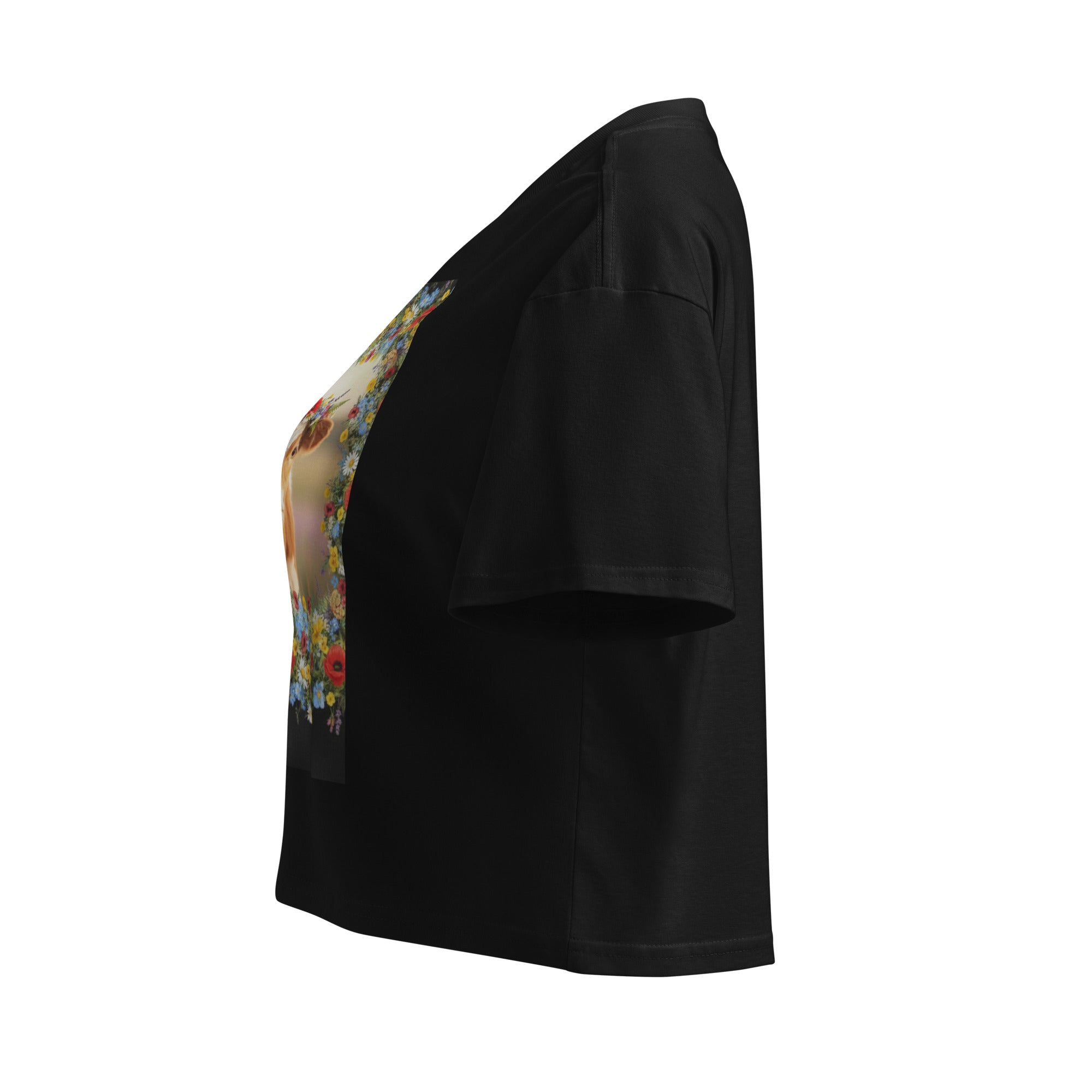 Free Range Wildflower Heifer Crop Top - ThatBoutqiueStore