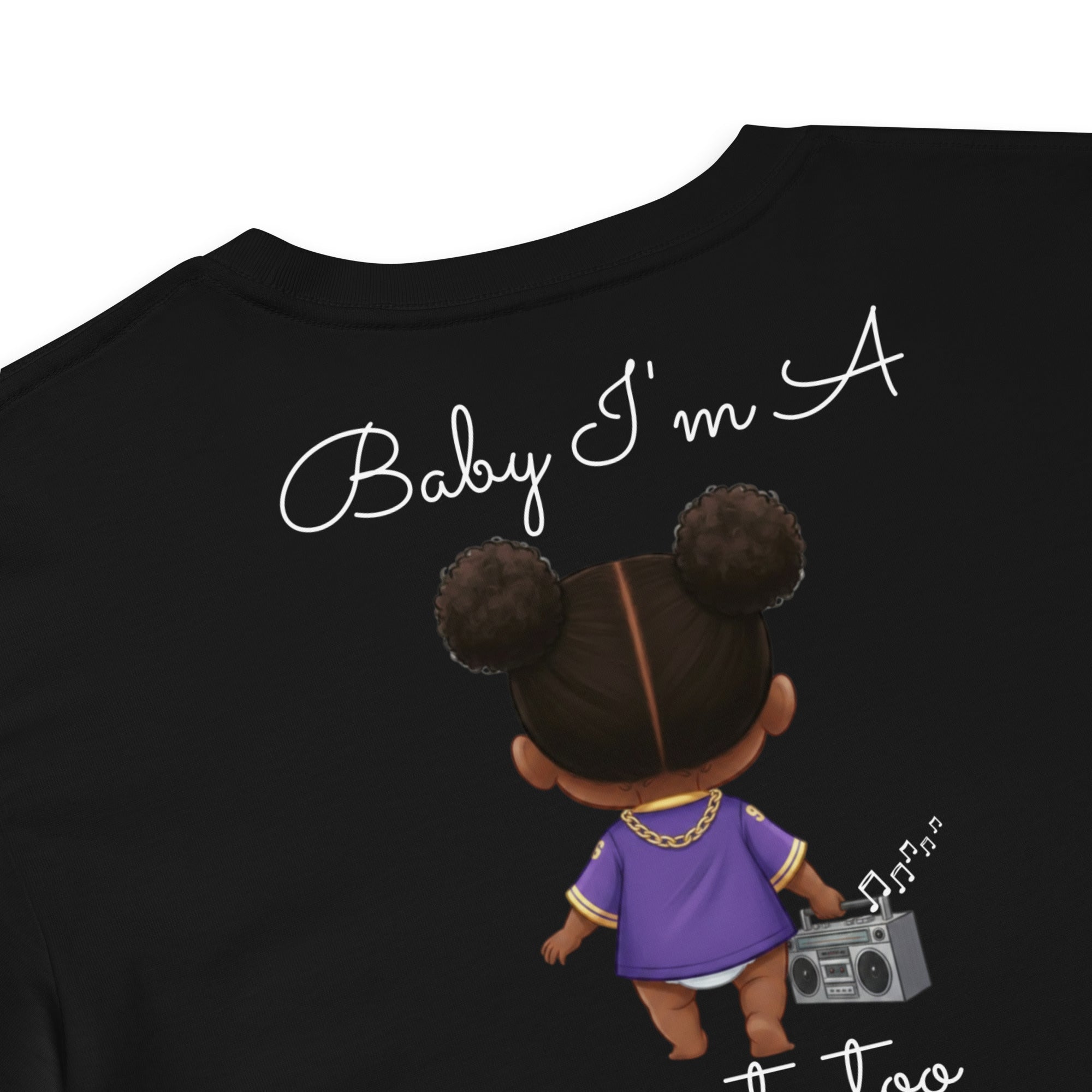 SassholeNation Baby I'm a G Too Women's crop top - ThatBoutqiueStore
