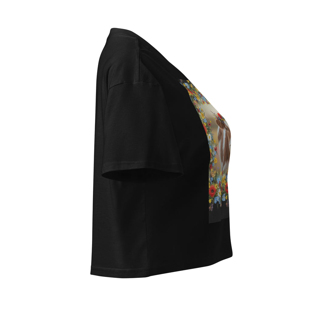 Free Range Wildflower Heifer Crop Top - ThatBoutqiueStore