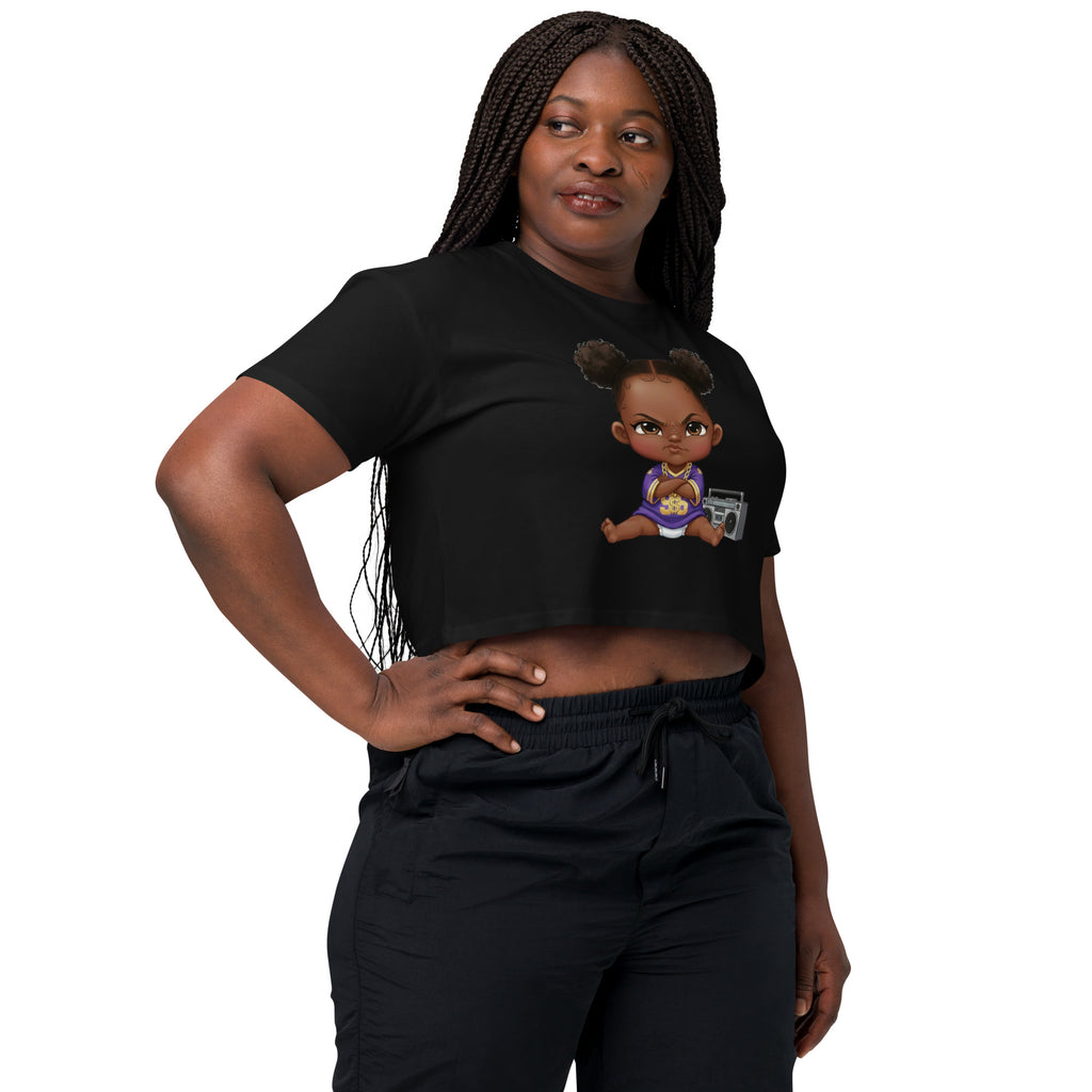 SassholeNation Baby I'm a G Too Women's crop top - ThatBoutqiueStore