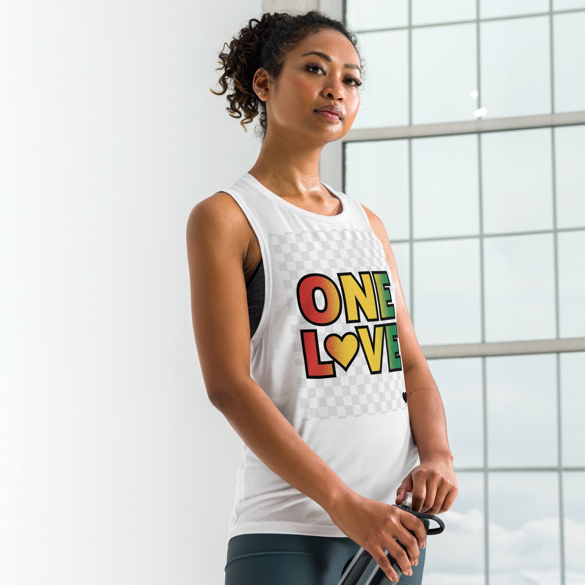 Ladies' One Love Muscle Tank - ThatBoutqiueStore
