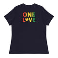 1Love Hand Hearts with One Love on back Women's Relaxed T-Shirt - ThatBoutqiueStore