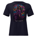Lady G Baby I'm A Gangsta Too print on front Women's Relaxed T-Shirt - ThatBoutqiueStore