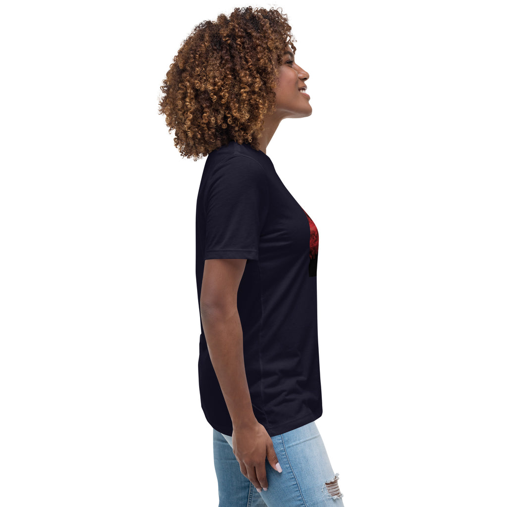 1Love Hand Hearts with One Love on back Women's Relaxed T-Shirt - ThatBoutqiueStore