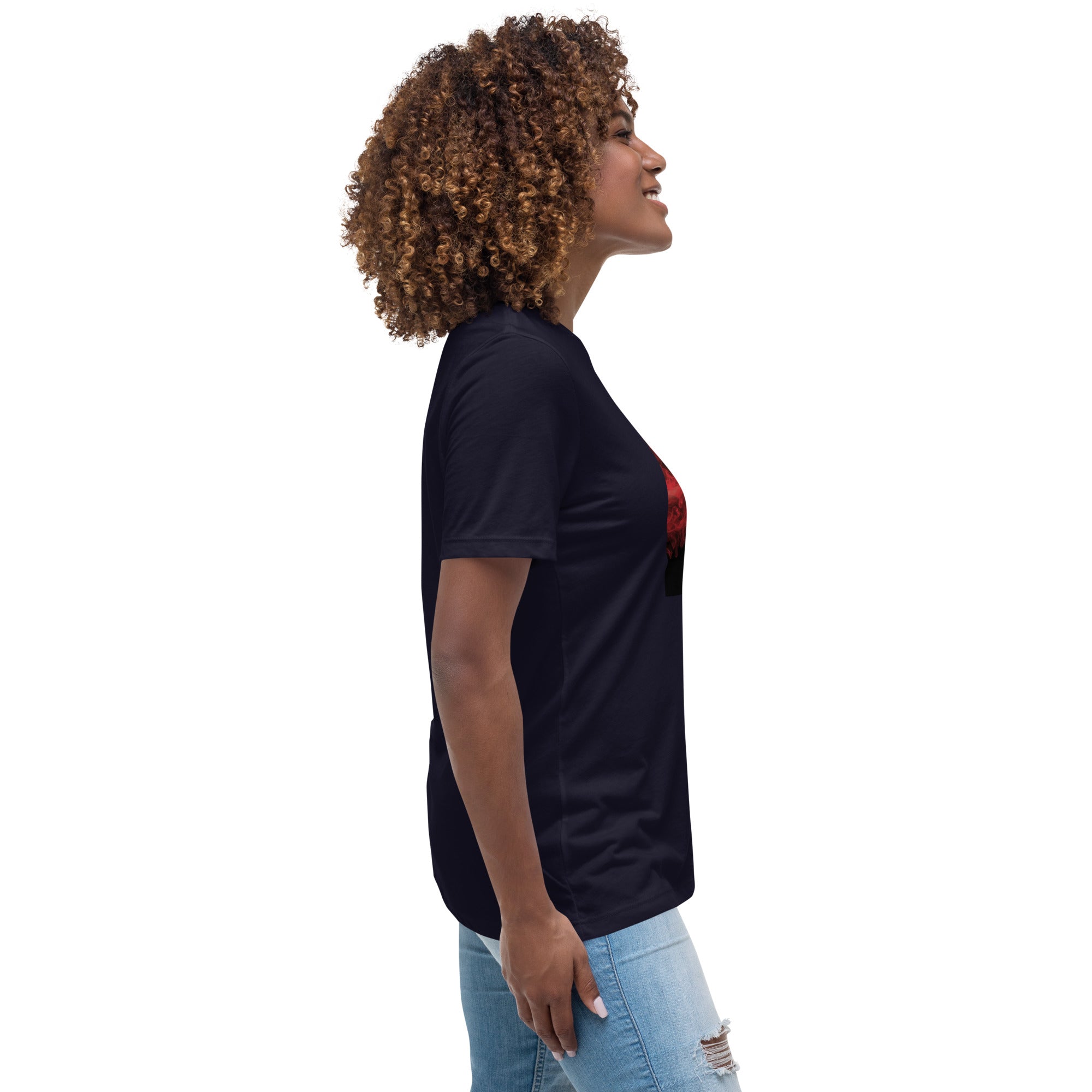 1Love Hand Hearts with One Love on back Women's Relaxed T-Shirt - ThatBoutqiueStore