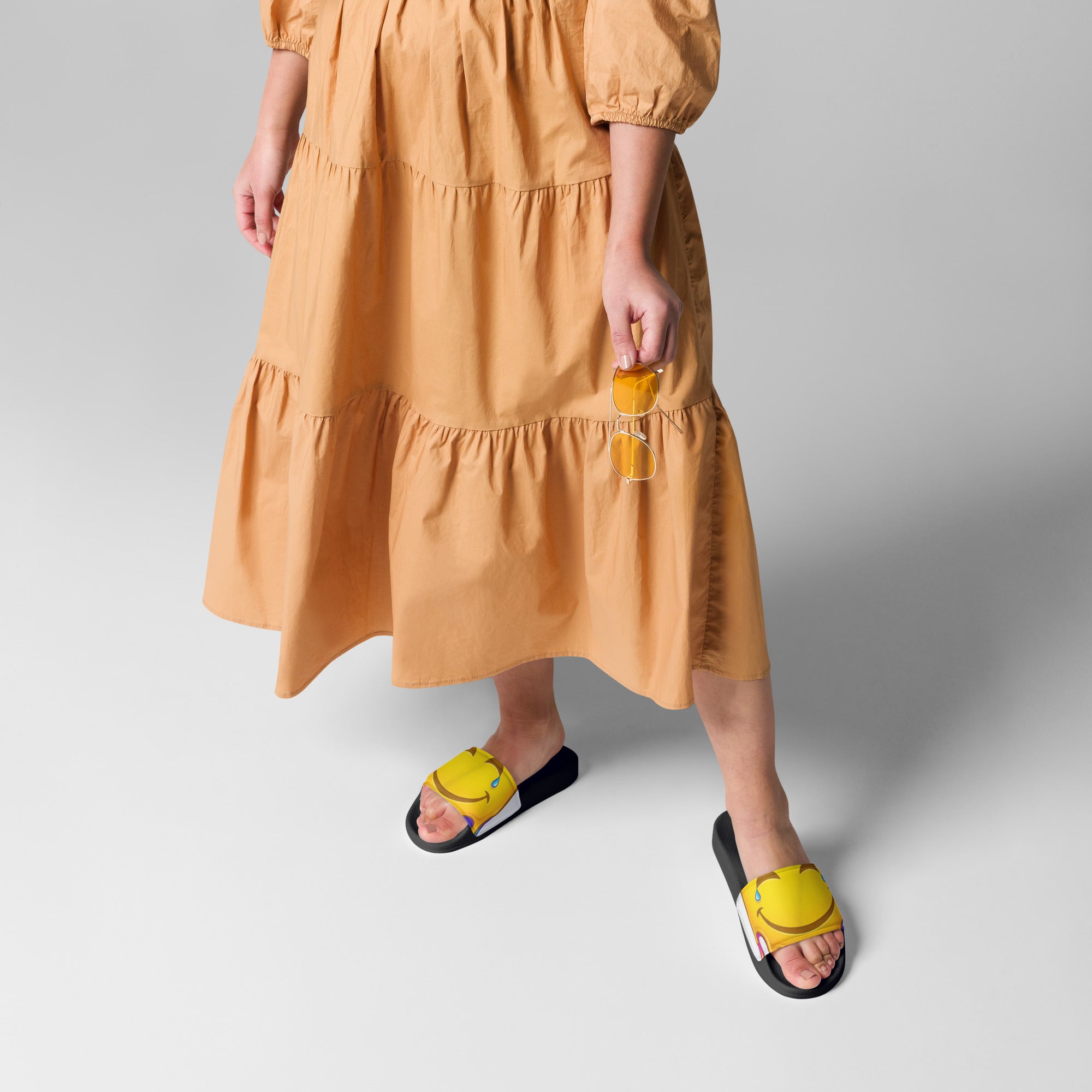 Cutesy Smiley Women's Slides - ThatBoutqiueStore