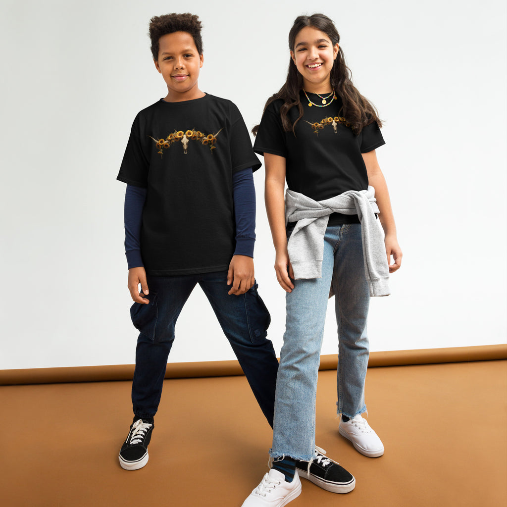 Sunflowers & Steer Youth Classic Tee - ThatBoutqiueStore