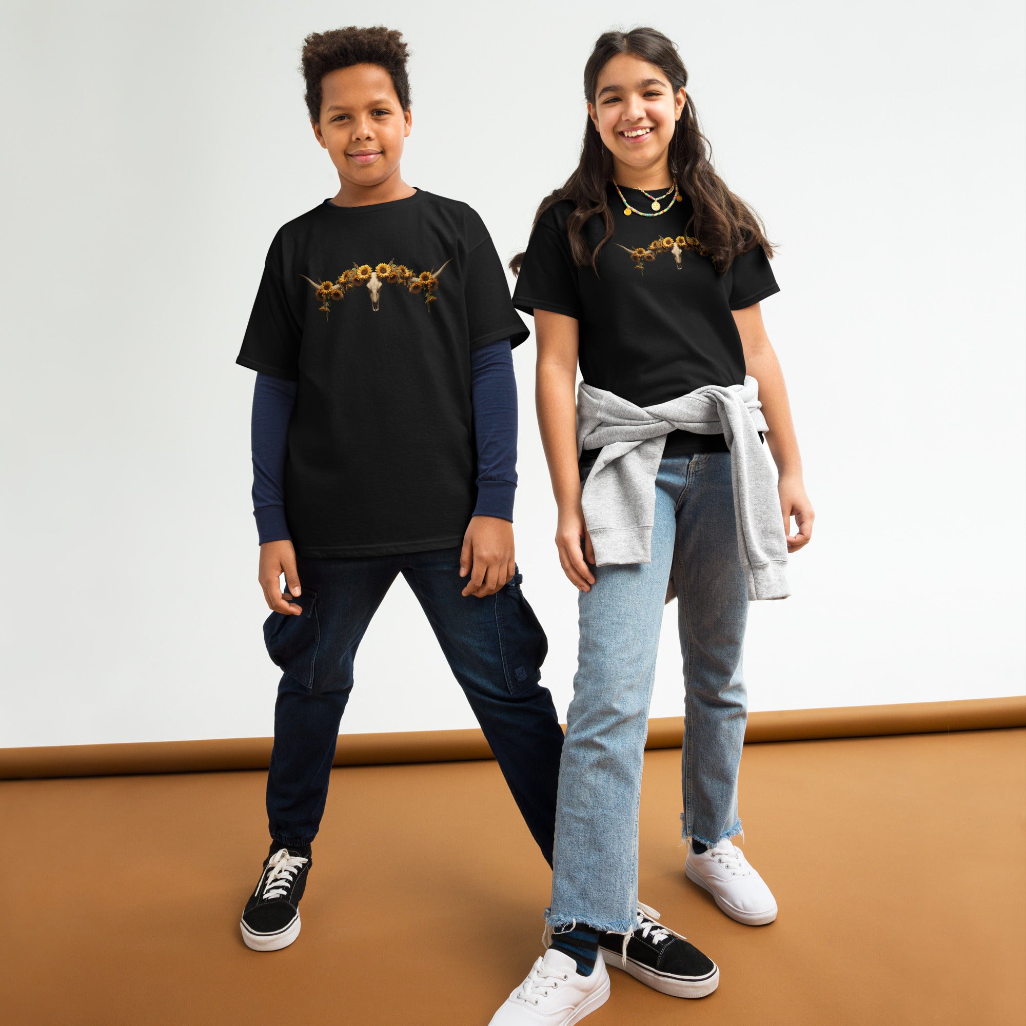 Sunflowers & Steer Youth Classic Tee - ThatBoutqiueStore