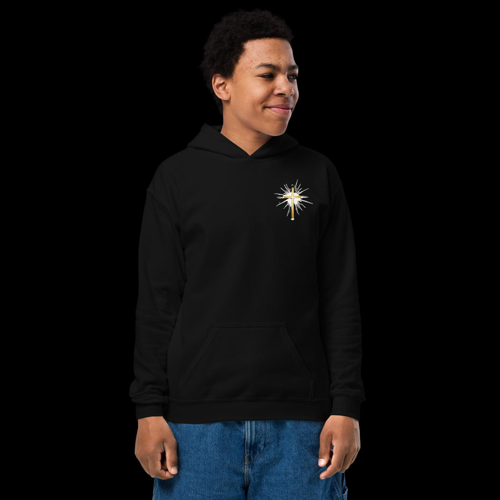 Philippians 4:13 Youth Heavy Blend Hoodie - ThatBoutqiueStore